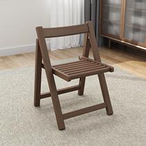 Solid wood folding small stool household province space folding bench with backchair simple small bench children dwarf bench