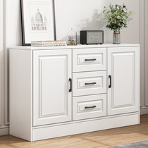 European TV cabinet high cabinet bedroom reinforced small apartment modern simple living room TV cabinet wall floor cabinet