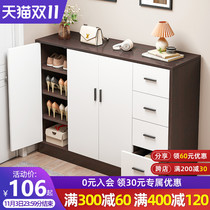 Large capacity shoe cabinet outside the door simple modern balcony cabinet entrance hall entrance storage locker shoe rack