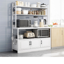 Kitchen rack household floor-to-ceiling multi-layer cabinet multifunctional storage locker microwave oven oven rack glove cabinet