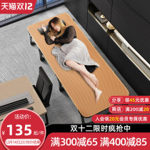 Folding bed recliner office lunch break single bed home rattan seat simple nap hospital escort portable marching bed