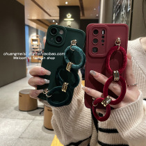 Retro ink green ring hand chain suitable for oppoa93 mobile phone shell a8 personality a9a11x a9a11x a32 a32 new a52a55 a52a55 a93s a93s soft a72a95 anti-fall