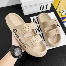 Slippers Mens 2022 New Summer Outwear Indoor Non-slip Home Dual-use Trampled sensation Net Red Beach Lined Up