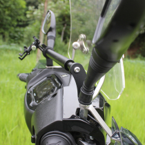 Suitable for Suzuki uy uu125 retrofit multifunctional balance lever aluminium alloy extended navigation bracket mobile phone holder