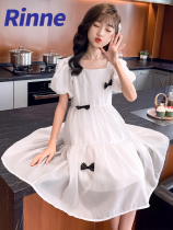 Girls dress summer 2021 new thin section net red foreign style big child Korean version of the childrens super fairy skirt summer