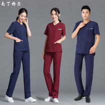 Korean version of surgical gown men and women split dental plastic hospital brush hand clothing pet hospital isolation wash suit