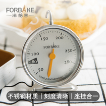 (Fa Bakery Oven Thermometer) suspended high temperature resistant domestic stainless steel kitchen thermometer baking tool