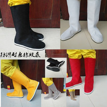 Ancient Clothing Ancient Hanfu Boots Men And Women Cos Martial Arts Children Chinese Cloth Boots Shoes Opera Kinclothing and Soldiers Boots