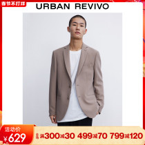 UR2021 winter new men's English style yuppie profile thin suit jacket MF43B1CT2003