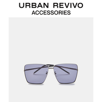 URBAN REVIVO2021 summer new men accessories box trend sunglasses glasses AM10TA8N2003