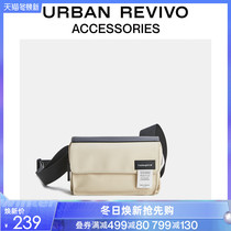 Beijing REVIVO2021 Autumn New Men accessories trend flap shoulder bag AM28TB4N2007