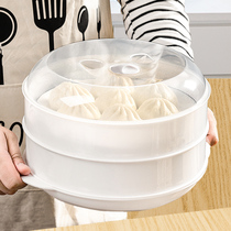 Microwave oven special steamer steamer steamer heating steamed buns God utensils multifunctional steamed rice egg container double drawer
