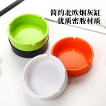 Melamine Resin Colorful Anti-Fall Hotel Guesthouse Home Living Room Hotel Special Bar Round Plastic Ashtrays