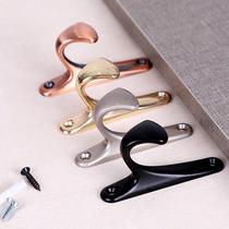 Horns horn Horn one perforated metal wall Wall wardrobe hat adhesive hook indoor shoe cabinet rear adhesive hook