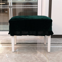 Qiyan simple modern 150D gold velvet piano stool cover piano stool cover multi-color optional