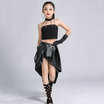 Girls catwalk fashion clothing set Fashion 2020 new handsome children model clothing car model T