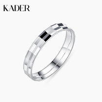 KADER ring male tide sterling silver niche design single ring hip hop fashion men personality advanced sense tail ring