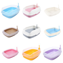 Makar Multi-size open cat litter bowl with pedal Cat toilet Anti-splash agglomeration cat litter tray