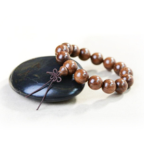 Sandalwood crafts man playing bracelets