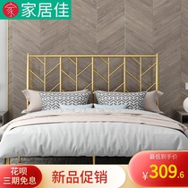 European modern simple princess iron bed iron frame steel frame double single adult children 1 2 1 5 1 8 meters