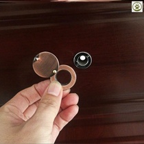 Anti-theft door cat eye occlusion cover Door mirror cover Back cover plug safety occlusion device hotel anti-peeping metal cover sticker