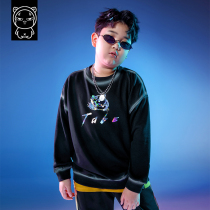 Little Pig Tony TABE Fat Children's Wei Yi Spring and Autumn Little Pig Tony Laser Effect Big Children's Wear Boys Increase Fat