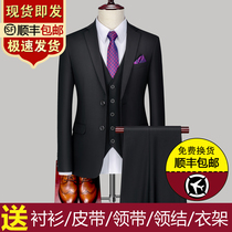 Suit mens jacket Youth suit mens professional top single Western and Korean version of slim business formal small suit suit