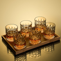 Whiskey wine cup crystal glass ins Wind Nordic classical home beer high-end wine set set