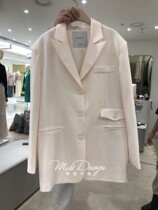 HYHILLL-P Korea East gate 2022 spring new pure color flipped fashion temperament 100 lap jacket