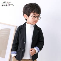 Childrens clothing boys small suit jacket autumn clothing 2021 new children Korean British dress foreign style children small suit