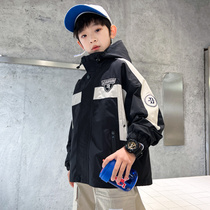 Childrens clothing boys autumn jacket 2023 new spring and autumn jacket big boy boys jacket net red fried street