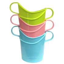 Plastic cup holder Anti-scalding bottom holder cup holder Paper cup holder Anti-scalding base Heat insulation cup holder 6 packs