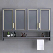  Space aluminum alloy balcony wall cabinet wall-mounted aluminum locker Washing machine wall cabinet Kitchen storage cabinet custom customization