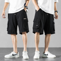  Casual shorts mens summer wear thin mid-length pants tide brand loose five-piece pants trend sports big pants