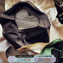European and American retro luxury satin underwear women sexy hot perspective love lace waist bag hip no trace breifs