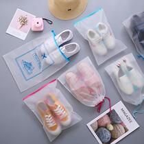 Shoe storage bag transparent shoe bag dustproof bag shoe storage bag moisture-proof travel corset pocket