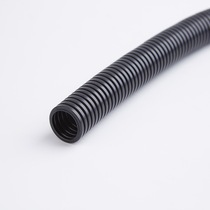 Spot supply black wearing hose 1AD 34 5 flame retardant PP corrugated pipe can be cut