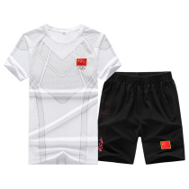Table tennis sportswear tennis Jersey large size Football suit short sleeve round neck mens womens coat summer competition special jersey