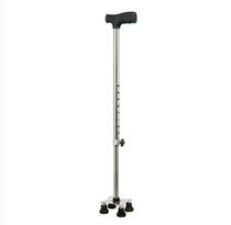 Elderly crutches four-legged retractable cane walker crutch crutch elderly four-legged portable non-slip pad rubber head