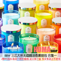 Eucalyptus peppermint BBW candle collection one three core oil aromatherapy 411G BathBodyWorks