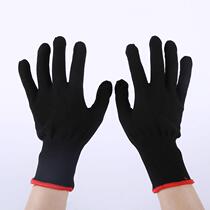 Labor Protection Gloves Spot Seconds Hair Black Big Code Thin Money Foreign Trade Factory Wholesale thirteen Needle Nylon Glove Core