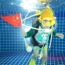 Italy CRESSI F1 Small Run children snorkeling three treasure diving mirror snorkel set