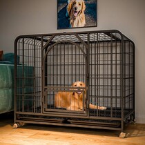 Dog cage Medium-sized dog Large dog Kennel with Toilet Large Bite-proof Covered Samoyed Large Dog cage Outdoor