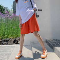 Pregnant women summer shorts wear belly casual pants summer thin ice silk leggings pregnant women leggings