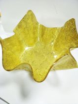 1007-15 Melon seed plate Fruit plate Dried fruit snack plate Acrylic plastic golden fruit plate 5 sets