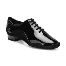 ADS mens modern shoes messfun series F4020-12 bag border defense wear two points bottom bright leather ballroom dance