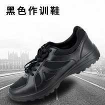 New style training shoes mens black wear-resistant running shoes summer mesh physical rubber shoes mens construction site liberation fire training shoes