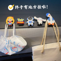 Car hooks front-row upholstered car hooks cute cartoon front seats on-board hooks in car Decorative Supplies Big
