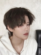 Wig Net red in bangs bangs short hair non-mainstream Korean version of handsome natural fluffy students selfie full head cover