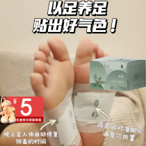 Dispelling dampness and driving cold Houchen Sanhao wormwood foot patch thigh shoulder neck knee patch to help sleep and soothe the nerves wormwood foot point patch